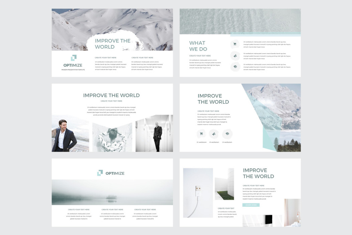 OPTIMIZE - Powerpoint Template, a Presentation Template by Shafura