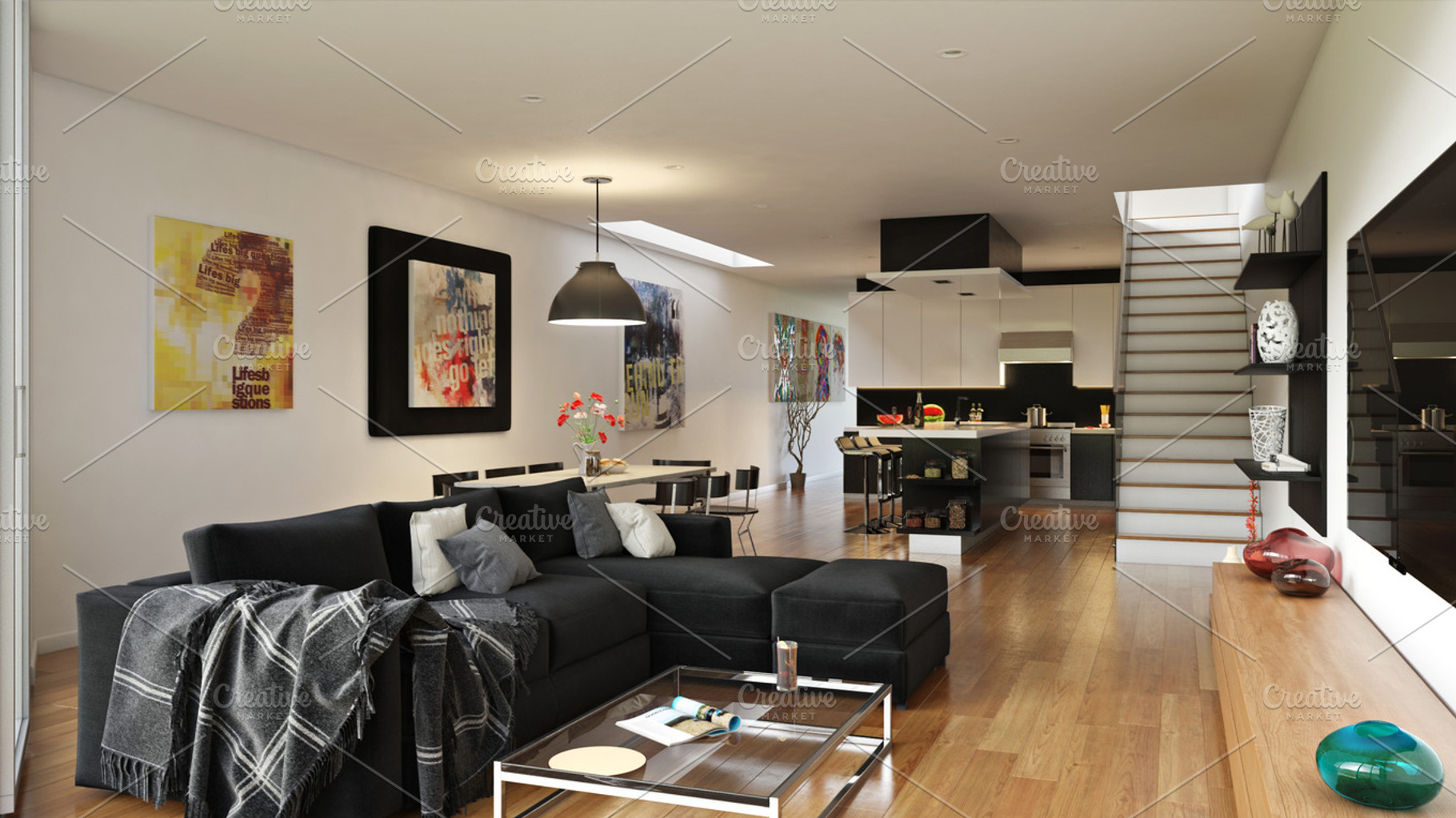 Modern interior, an Architecture Photo by Kalhunster