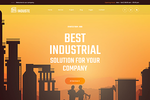 Industrial & Factory HTML5 Template