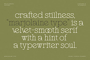 Marjolaine Type - A delicate Serif, a Serif Font by CarmineType (Thumbnail 3 of 24)