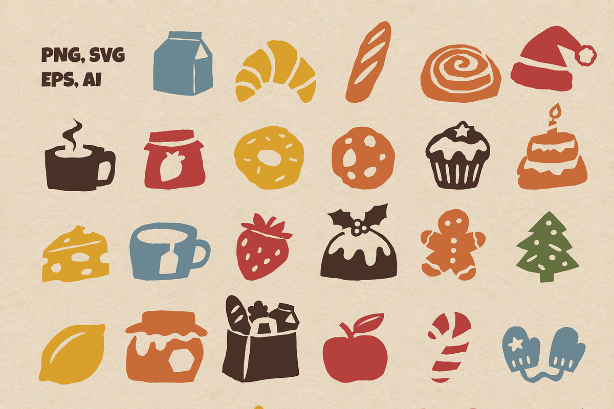 Cozy Christmas Bakery, a Food Illustration by Le.nart (Photo 3 of 8)