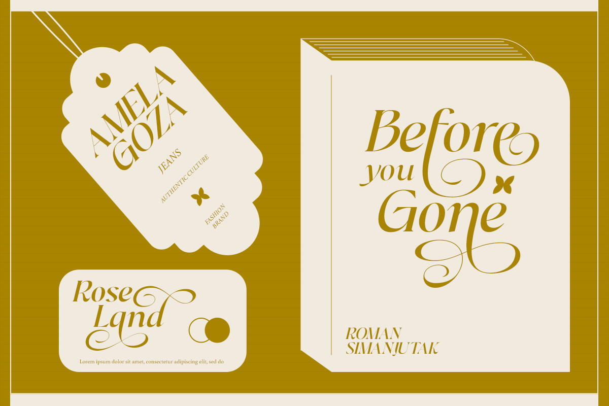 Dh Irlia - 7 Fashion Swash Family, a Serif Font by Dharmas Foundry (Photo 12 of 19)