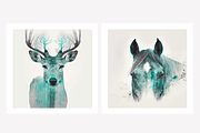 Mena Collection · Totem Animals, an Animal Illustration by milatovar (Thumbnail 17 of 19)