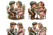 Romance Time Clipart JPG, a Person Illustration by Memories By Lea (Thumbnail 3 of 20)