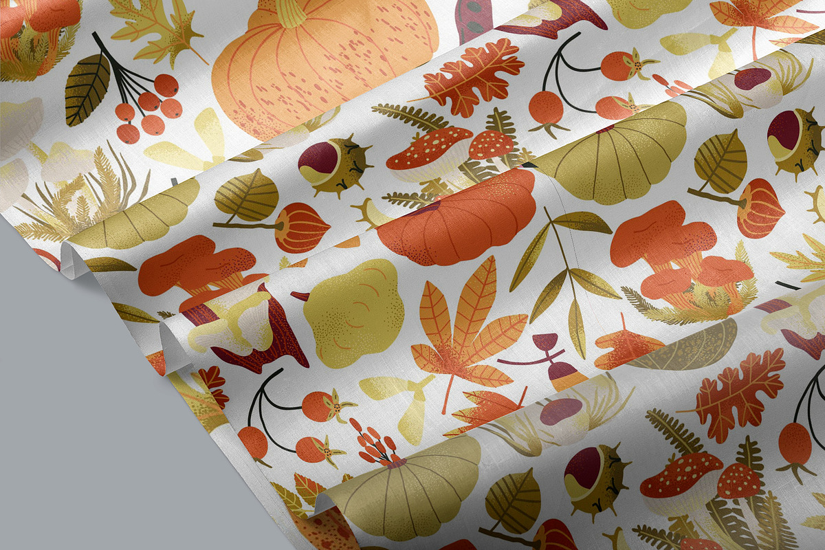HELLO AUTUMN: clipart|border|pattern, a Seasonal Illustration by Elliko shop (Photo 12 of 12)