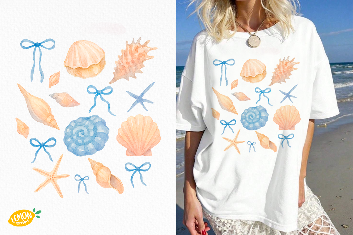 Vintage Coastal PNG Bundle, a Seasonal Illustration by LemonDesign (Photo 4 of 13)