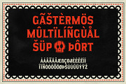 Gastermos – Mexican Tuscan Serif, a Serif Font by Drizy (Thumbnail 5 of 10)