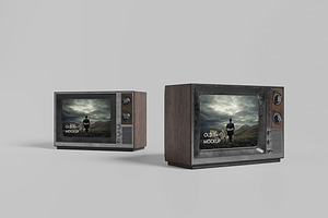 Old Tv Mockup