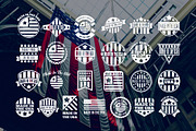 Made in the USA Logos and Badges, a Branding & Logo Template by Lustra Frisk (Thumbnail 3 of 3)