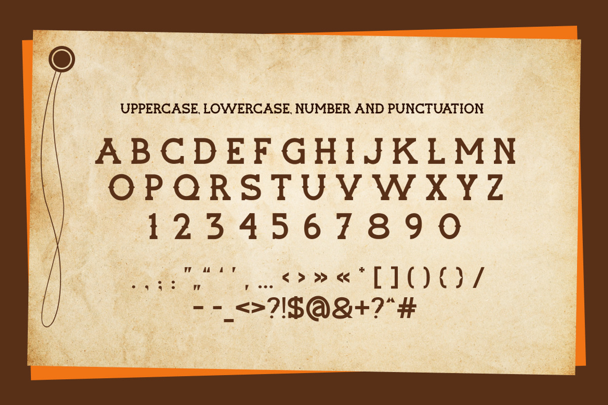 Gravebone Western Style Font, a Sans Serif Font by Vadovastd (Photo 2 of 7)