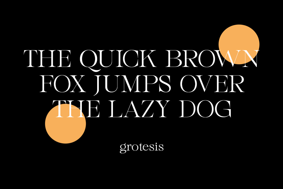 grotesis | Modern Minimalism, a Serif Font by InkwellTypeCo (Photo 5 of 17)