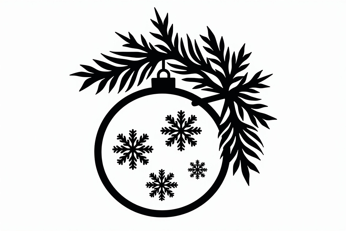 Christmas Ornament Laser Cut Bundle, a Graphic by Creativeshirt (Photo 5 of 16)