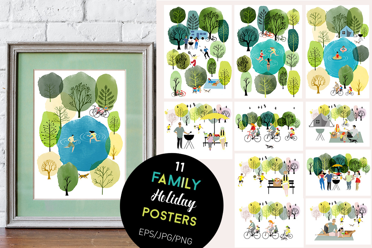 Family Holiday, a Person Illustration by Tatiana Davidova (Photo 2 of 2)
