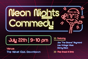 Neonova - Neon Retro Style Font, a Sans Serif Font by PuriCreative (Thumbnail 5 of 9)