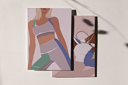 Sporty Girls Illustration set, a Healthcare Illustration by TiriCo (Thumbnail 2 of 11)
