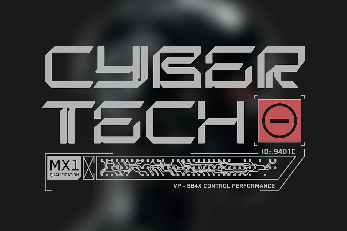 Biospe Ceiros - Futuristic Typeface, a Serif Font by Imoodev (Photo 3 of 6)