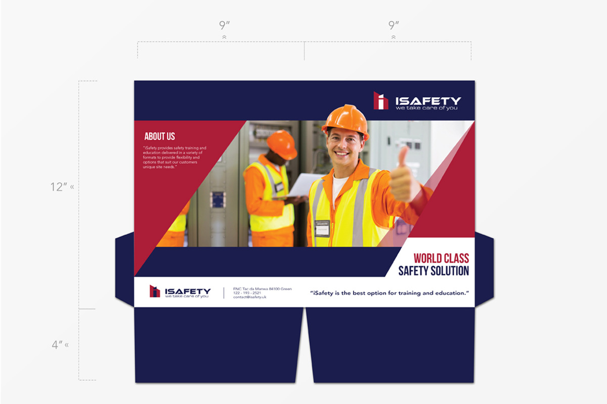 Presentation Folder Template, a Stationery Template by NasirGrfx (Photo 2 of 4)