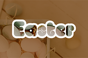 Shanber - easter edition font, a Sans Serif Font by Monoletter Studio (Thumbnail 2 of 3)