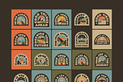 Inspiring Adventure Badges, an Illustration by Firowerk (Thumbnail 7 of 7)