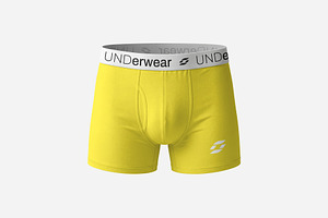 Men's Boxer Brief Mockup, a Bottom Mockup by graphypix