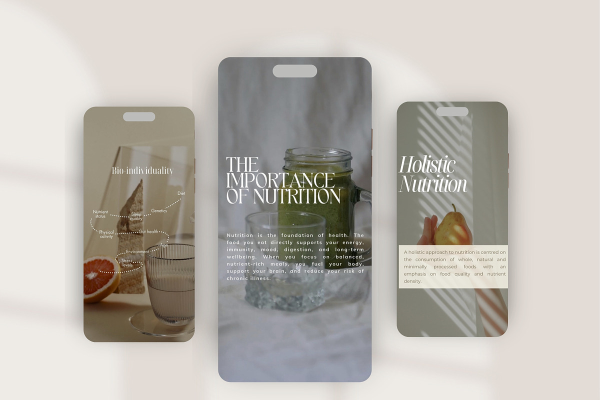 Nutrition Instagram Reels Canva, a Social Media Template by Naturopath Hub (Photo 7 of 8)