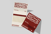 Matchbook Mockup, a Merchandise Mockup by Unerispace (Thumbnail 2 of 3)