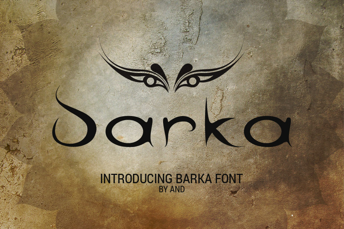 Barka font