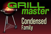 Grillmaster Condensed Family, a Font by FontMesa (Thumbnail 1 of 5)