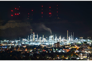Billings, Montana refinery and, an Industrial Photo by Leonid Andronov
