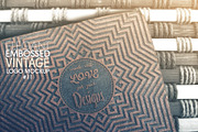 Elegant Embossed Vintage Logo Mockup, a Product Mockup by LuisFaus (Thumbnail 1 of 3)