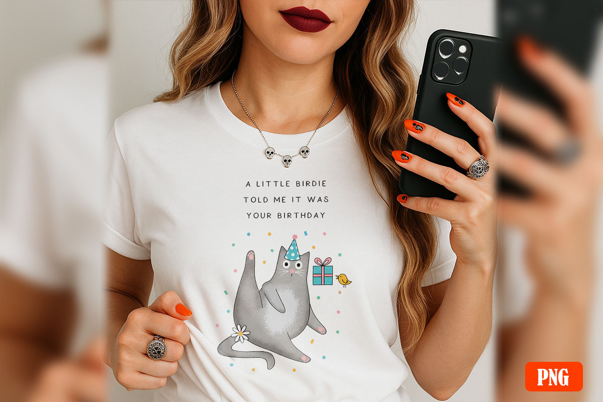 Cat and Animals Funny Birthday PNG, a Graphic by GlitterCraft (Photo 3 of 101)