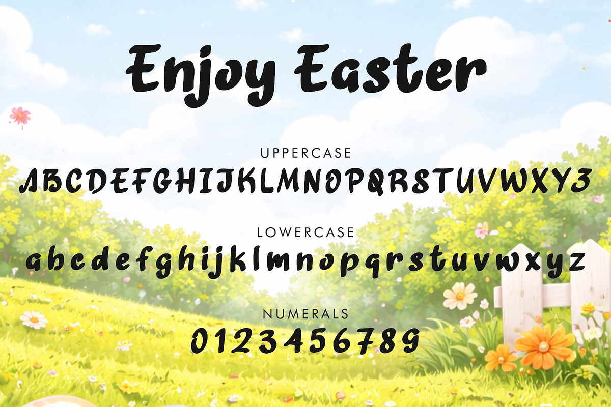 Enjoy Easter, a Handwritten Font by Yoga Letter (Photo 6 of 6)