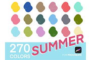 270 Procreate Summer Color Palette, a Palette Add-On by LiuBi Art (Thumbnail 2 of 2)