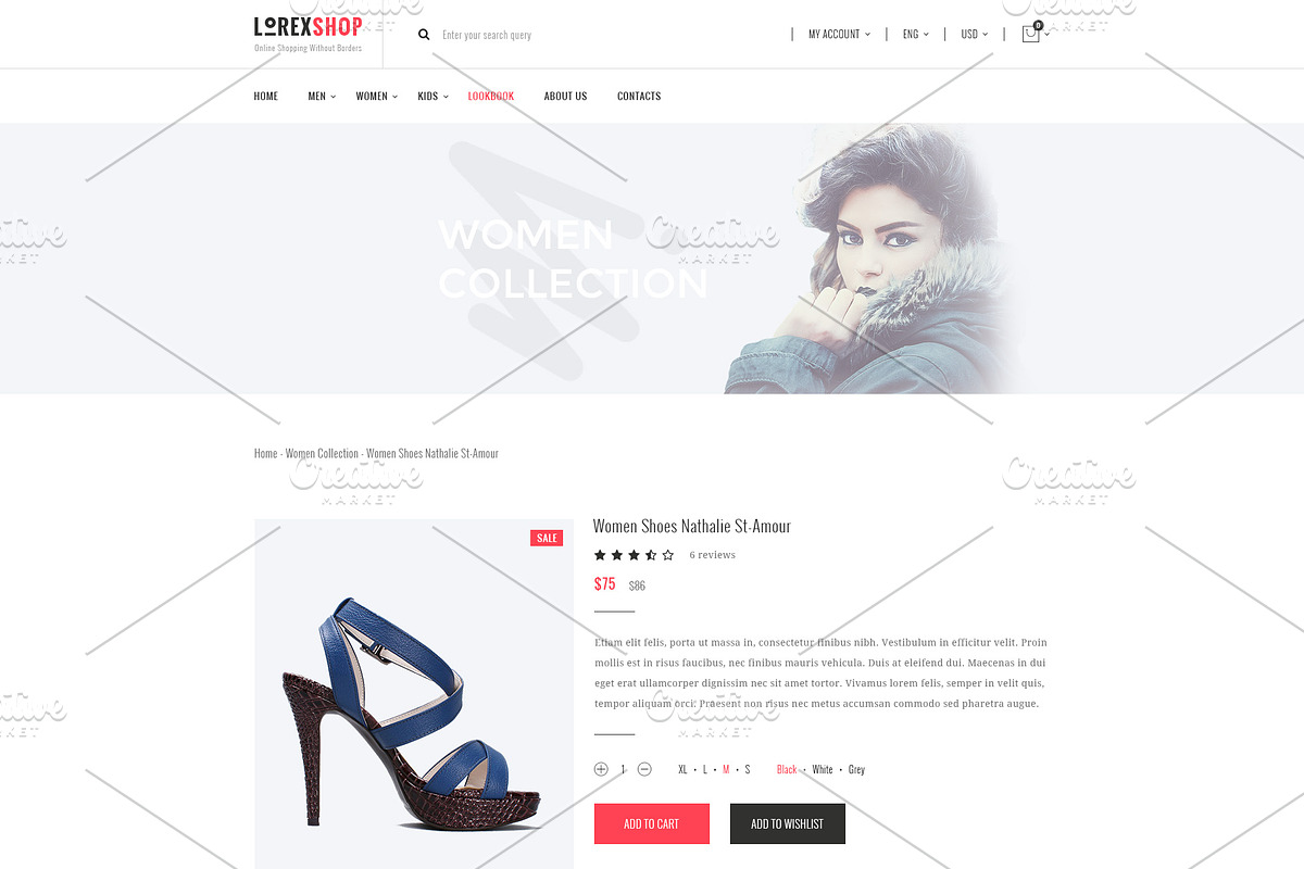 LOREX - E-commerce PSD Templates, a Websites & App Template by ArtStyles (Photo 10 of 26)