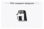 Coffee Machine Glyph Icons Set, a Solid Icon by Designfour (Thumbnail 3 of 6)