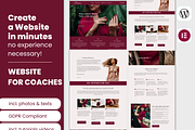 Feminine Wordpress Template Purple, a WordPress Template by myvisuell.de Webdesign (Thumbnail 8 of 9)