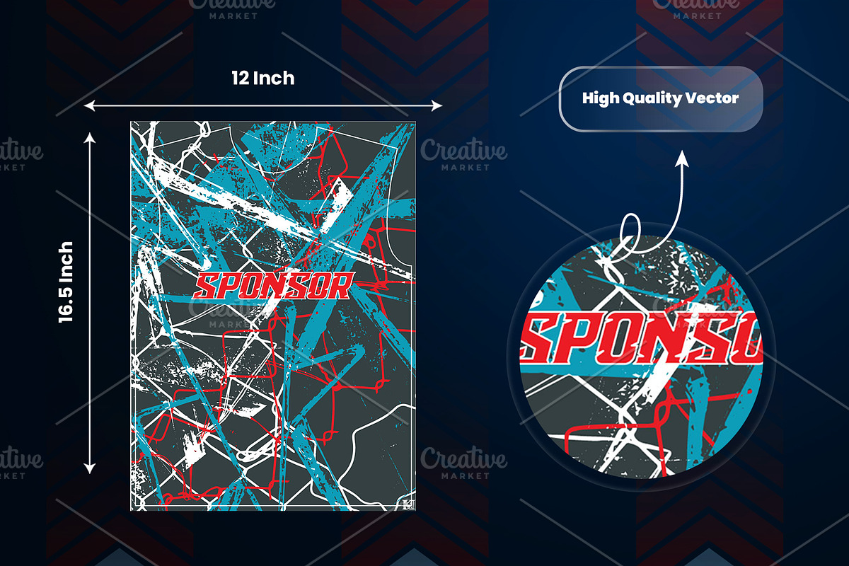 Soccer Jersey Design, a Sport Illustration by samsulpassive (Photo 3 of 3)