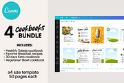 BUNDLE 4 Canva Cookbooks Templates, a Magazine Template by DeLaGranSiete (Thumbnail 7 of 7)