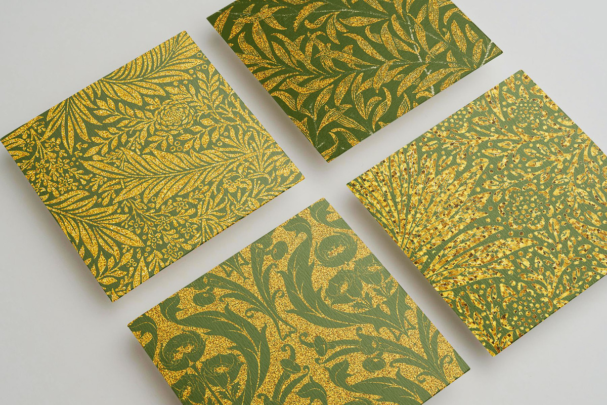 Gold Glitter William Morris Patterns, a Pattern Graphic by ARTOZEN DIGITAL (Photo 5 of 20)