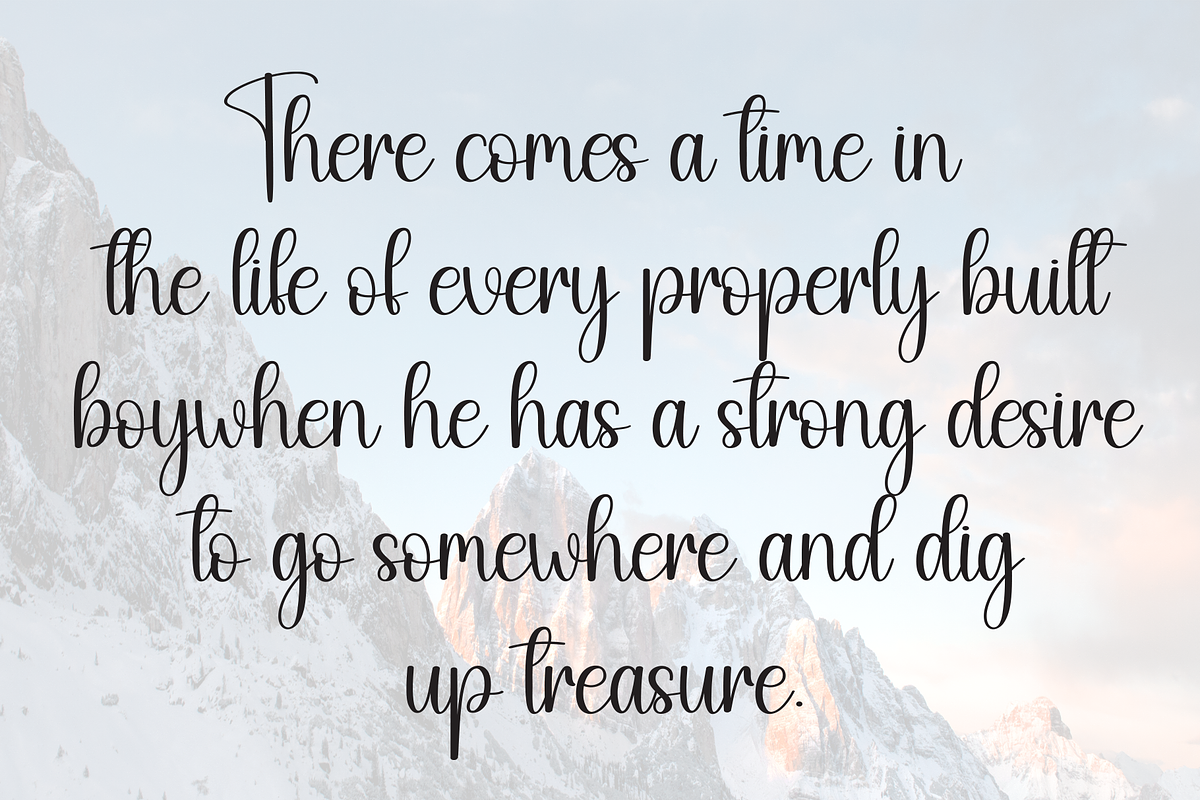 Sunday | Script Font, a Handwritten Font by Scratchones (Photo 6 of 9)