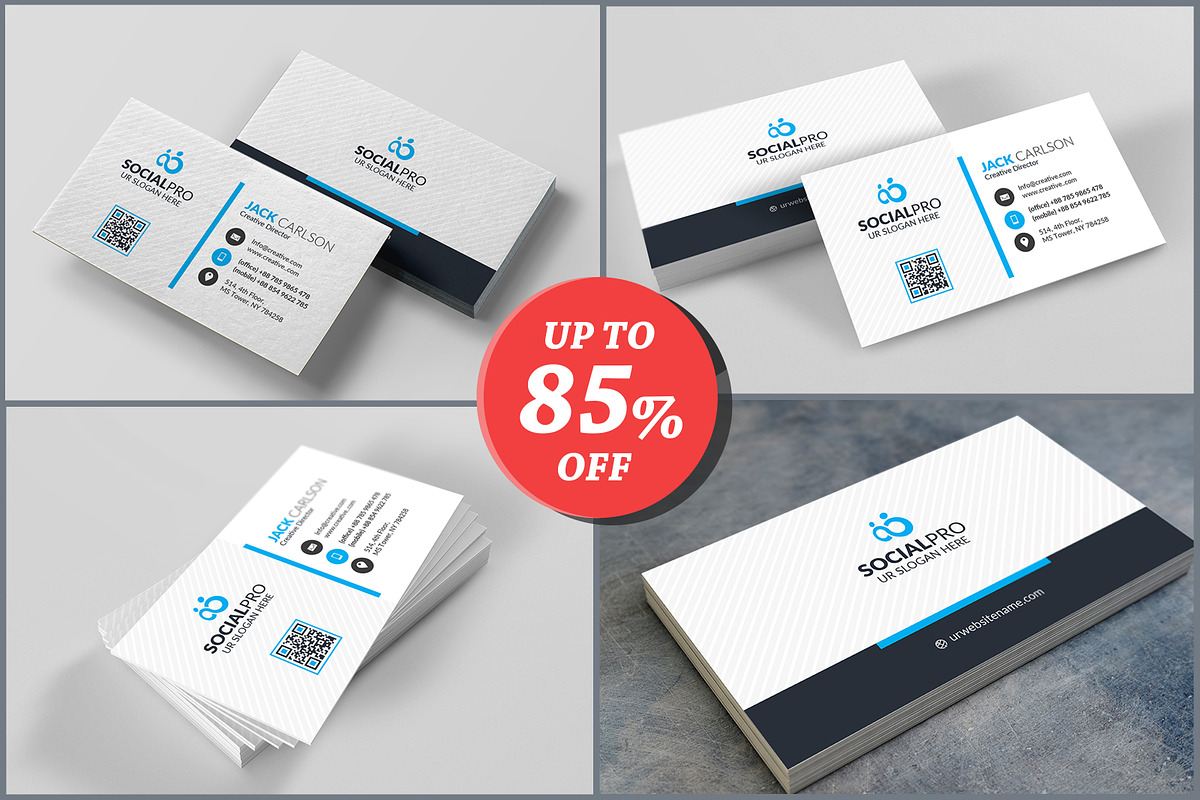 Full & Final New 450 Business Cards, a Business Card Template by Genereux Art (Photo 14 of 44)