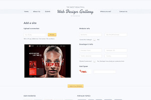 Web Design Gallery - PSD Template