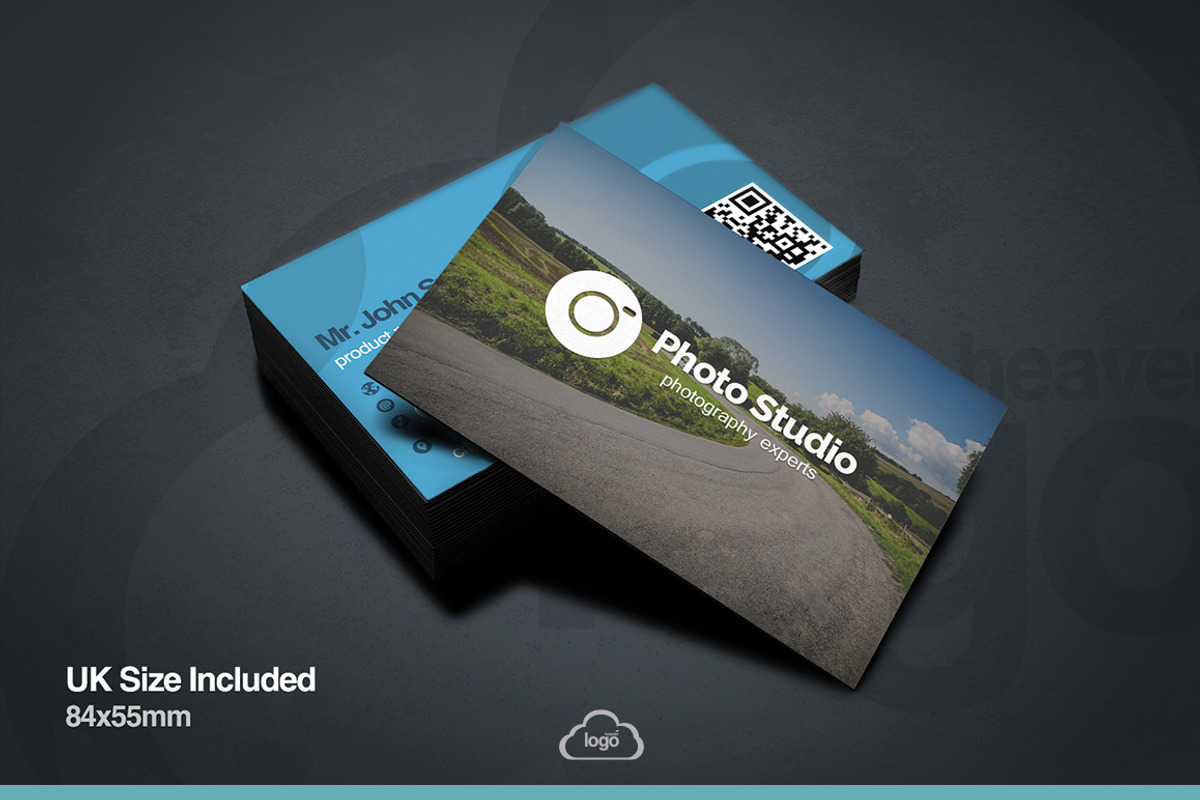 Photo Studio Business Card, a Business Card Template by Logo Heaven (Photo 5 of 5)