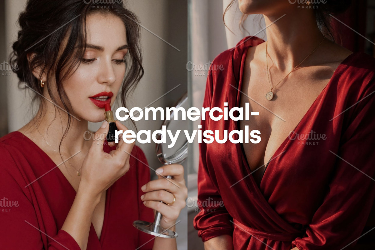 100 Red Aesthetic Stock Photos, a Person Photo by Selenique Studio (Photo 5 of 12)