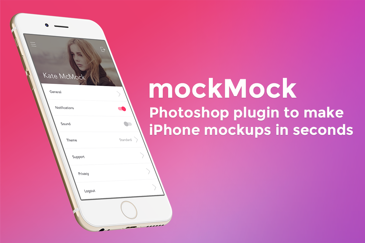 mockMock Photoshop Plugin, an iPhone Mockup by wuwacorp (Photo 2 of 5)