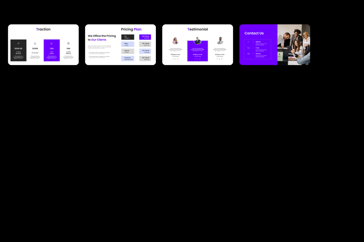 Business Pitch Deck Presentation preview 3