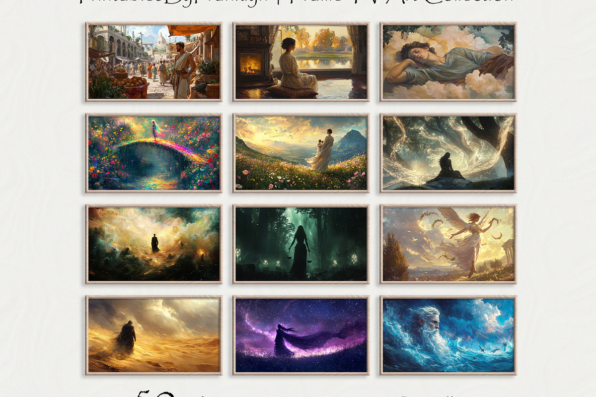 Frame TV Art Greek Gods Bundle of 50, a Wallpaper Photo by PrintablesByFranklyn (Photo 3 of 13)