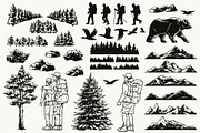 Retro Camping illustrations, an Animal Illustration by DGIM studio (Thumbnail 9 of 12)