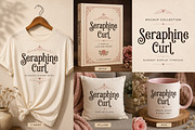 Seraphine Curl, a Serif Font by Wow Magic (Thumbnail 2 of 4)