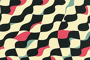Checkerboard & Wavy Design, a Pattern Graphic by Printable Treasure (Thumbnail 3 of 3)